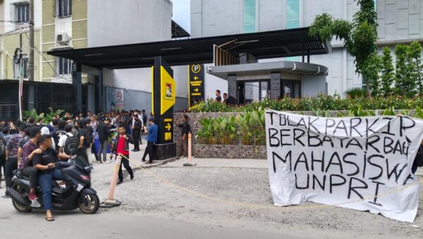 Buntut Aksi Tolak parkir berbayar, Ketua Mahasiswa GMNI Medan Disandera