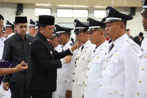 Camat Balaraja yang baru sertijab, ia akan melakukan tugas, harus ada perubahan dari tahun sebelumnya.