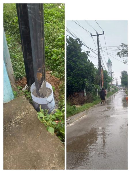 Diduga PT Netciti Persada Memasang Jaringan Fiber Optic Tak Mengantongi Izin Di Kecamatan Legok.