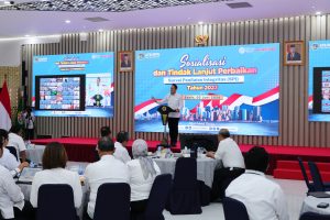 Kementerian Agraria dan Tata Ruang/Badan Pertanahan Nasional (ATR/BPN) menyelenggarakan Sosialisasi dan Tindak Lanjut Perbaikan SPI Tahun 2024.