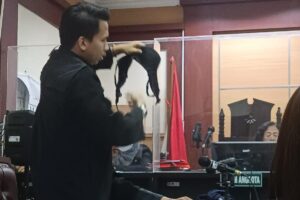 Kenal terdakwa 2023 di rumah sakit yang sama lalu pacaran sampai terjadi penusukan ujar korban dalam kesaksian.