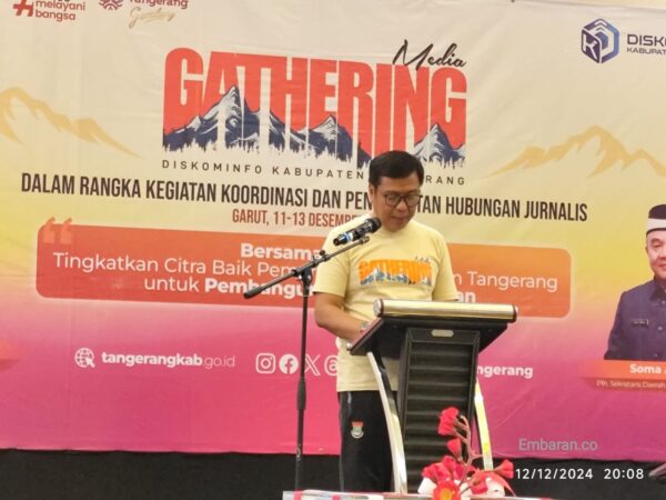 Dinas Komimfo Kab Tangerang sukses melakukan gathring melalui fathner media Massa Dengan Pemkab Tangerang.