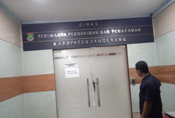 Dinas Perumahan, Pemukiman dan Pemakaman Kabupaten Tangerang Tertutup Untuk Umum